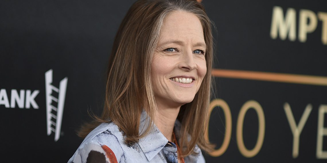 Jodie Foster arrives at One Hundred Years of Hollywood: a Celebration of Service on Saturday June 18, 2022 on The Lot at Formosa in West Hollywood, Calif. (Photo by Richard Shotell/Invision/AP)